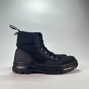 Dr Martens Combs Black Lightweight Comfort Shoes Utility Boots Womens Size 7